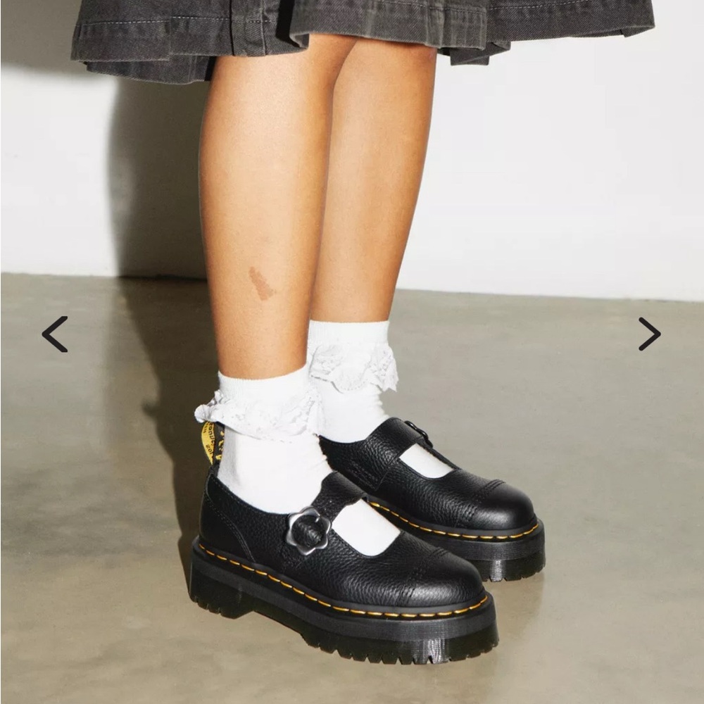 Dr. Martens Black Mary Jane Platforms - Picture 6 of 6